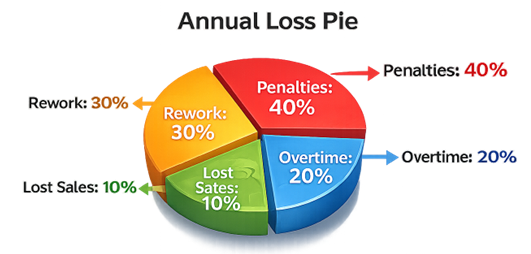 Annual Loss Pie Chart